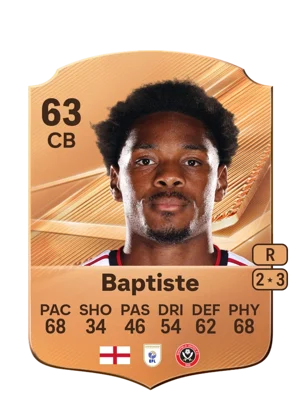 Baptiste - 63 - Rare EA FC 27 card