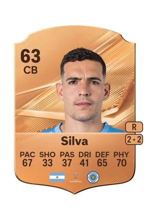 Silva - 63 - Rare EA FC 27 card
