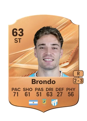 Brondo - 63 - Rare EA FC 27 card
