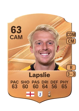 Lapslie - 63 - Rare EA FC 27 card