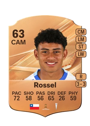 Rossel - 63 - Rare EA FC 27 card