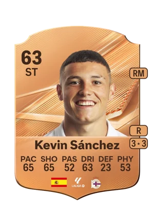 Kevin Sánchez - 63 - Rare EA FC 27 card