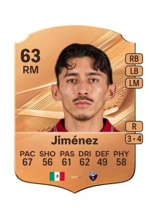 Jiménez - 63 - Rare EA FC 27 card