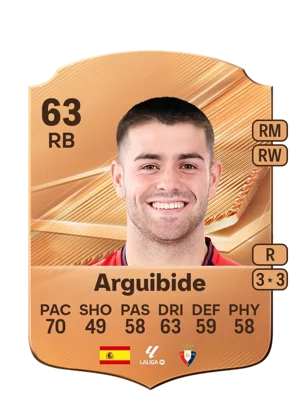 Arguibide - 63 - Rare EA FC 27 card