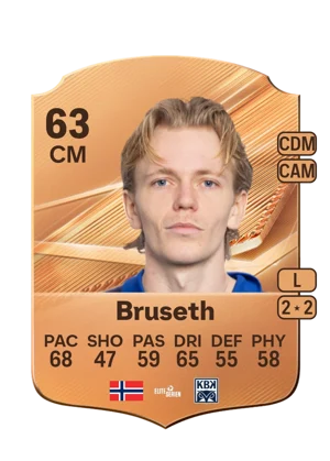 Bruseth - 63 - Rare EA FC 27 card