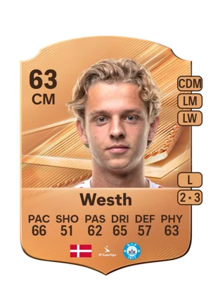 Westh - 63 - Rare EA FC 27 card