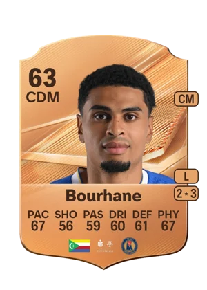 Bourhane - 63 - Rare EA FC 27 card