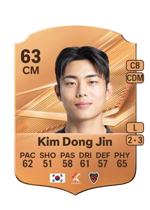 Kim Dong Jin - 63 - Rare EA FC 27 card