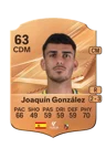 Joaquín González - 63 - Rare
