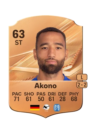 Akono - 63 - Rare EA FC 27 card