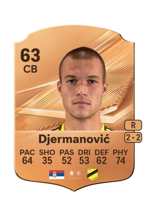 Djermanović - 63 - Rare EA FC 27 card