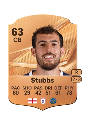 Stubbs - 63 - Rare EA FC 27 card