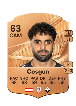 Cosgun - 63 - Rare EA FC 27 card
