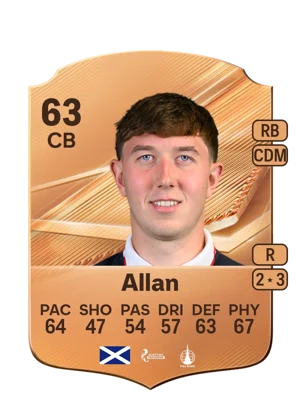 Allan - 63 - Rare EA FC 27 card
