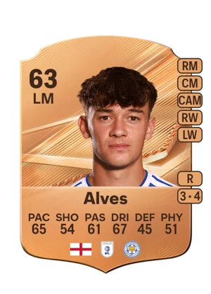 Alves - 63 - Rare EA FC 27 card