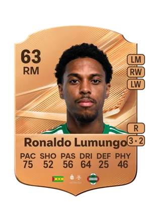 Ronaldo Lumungo - 63 - Rare EA FC 27 card