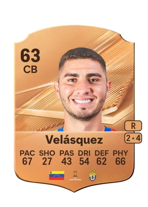 Velásquez - 63 - Rare EA FC 27 card