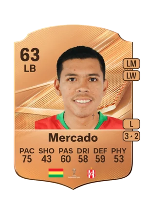 Mercado - 63 - Rare EA FC 27 card