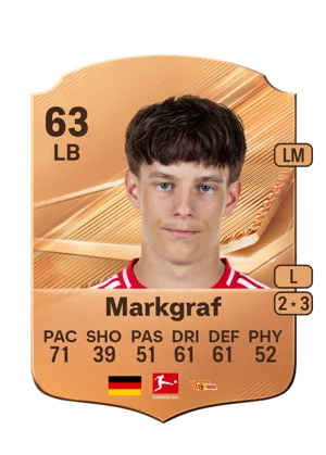 Markgraf - 63 - Rare EA FC 27 card