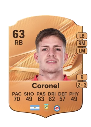 Coronel - 63 - Rare EA FC 27 card