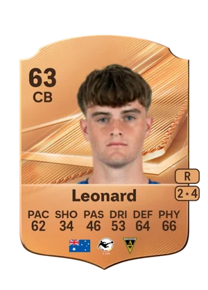 Leonard - 63 - Rare EA FC 27 card