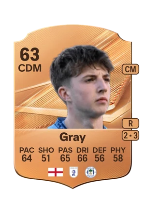Gray - 63 - Rare EA FC 27 card