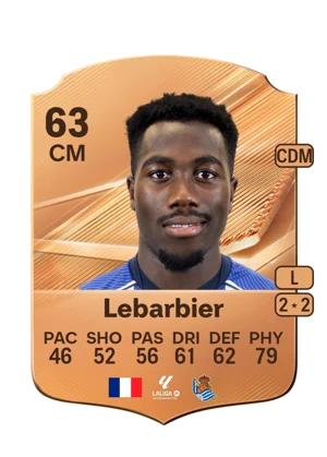 Lebarbier - 63 - Rare EA FC 27 card
