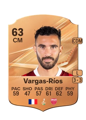 Vargas-Ríos - 63 - Rare EA FC 27 card