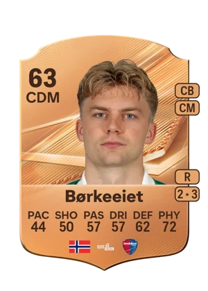 Børkeeiet - 63 - Rare EA FC 27 card