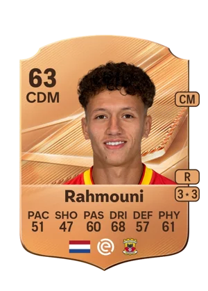 Rahmouni - 63 - Rare EA FC 27 card