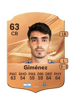 Giménez - 63 - Rare EA FC 27 card