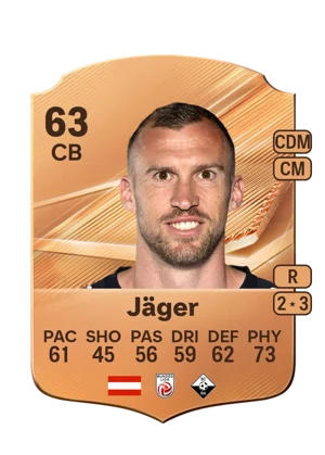 Jäger - 63 - Rare EA FC 27 card