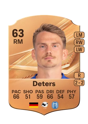 Deters - 63 - Rare EA FC 27 card