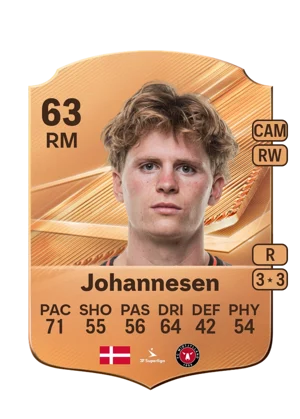 Johannesen - 63 - Rare EA FC 27 card
