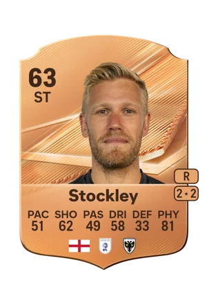 Stockley - 63 - Rare EA FC 27 card