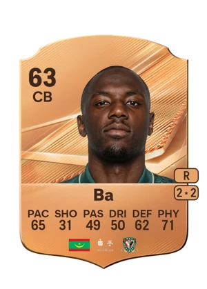Ba - 63 - Rare EA FC 27 card