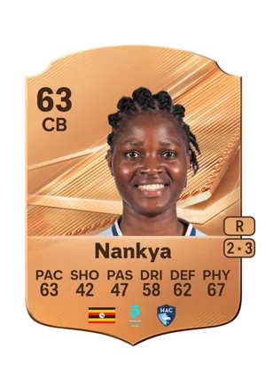 Nankya - 63 - Rare EA FC 27 card