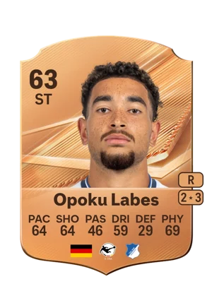 Opoku Labes - 63 - Rare EA FC 27 card