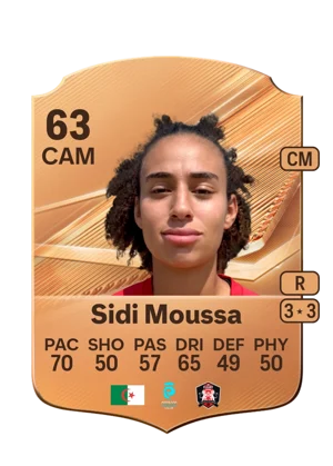 Sidi Moussa - 63 - Rare EA FC 27 card