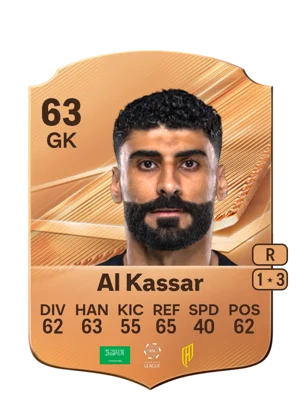 Al Kassar - 63 - Rare EA FC 27 card