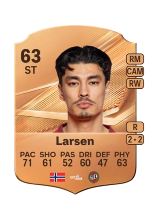 Larsen - 63 - Rare EA FC 27 card