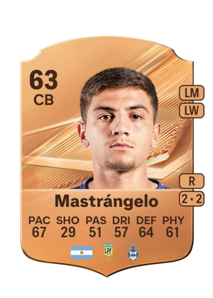 Mastrángelo - 63 - Rare EA FC 27 card