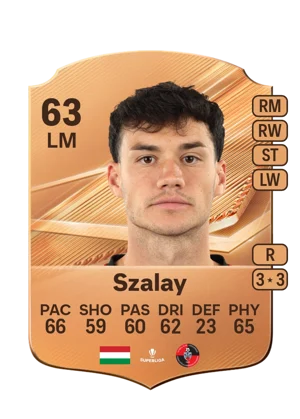 Szalay - 63 - Rare EA FC 27 card