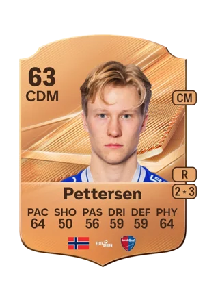 Pettersen - 63 - Rare EA FC 27 card
