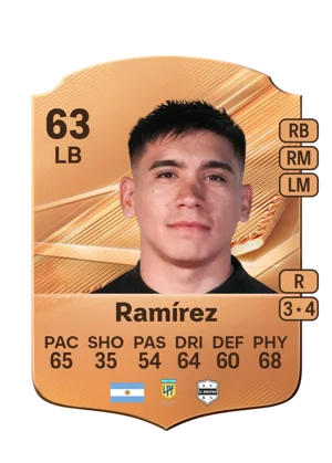 Ramírez - 63 - Rare EA FC 27 card
