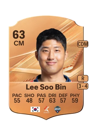Lee Soo Bin - 63 - Rare EA FC 27 card