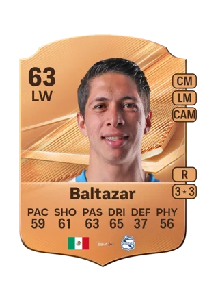 Baltazar - 63 - Rare EA FC 27 card