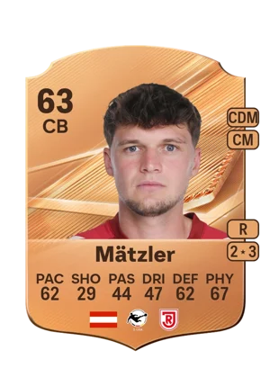 Mätzler - 63 - Rare EA FC 27 card