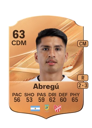Abregú - 63 - Rare EA FC 27 card