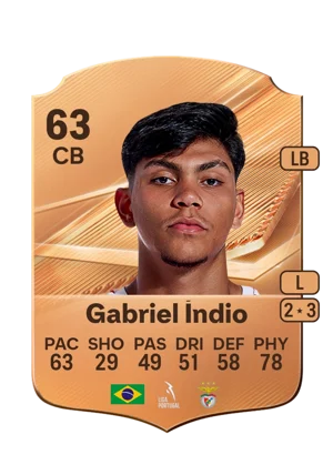 Gabriel Índio - 63 - Rare EA FC 27 card